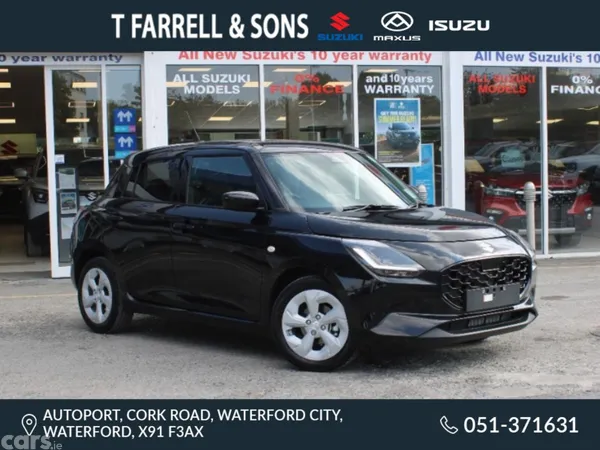 Suzuki Swift Hatchback, Petrol Hybrid, 2027, Black