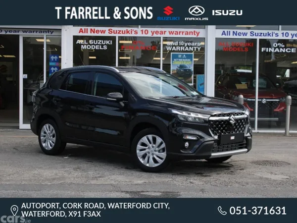 Suzuki SX4 S-Cross SUV, Petrol Hybrid, 2027, Black