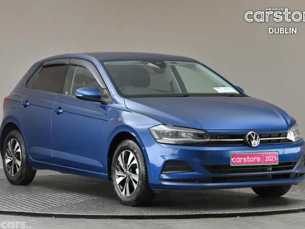 Volkswagen Polo Hatchback, Petrol, 2021, Blue