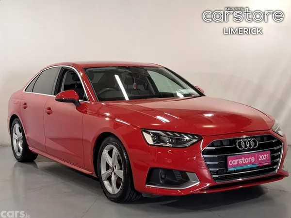 Audi A4 Saloon, Petrol, 2021, Red