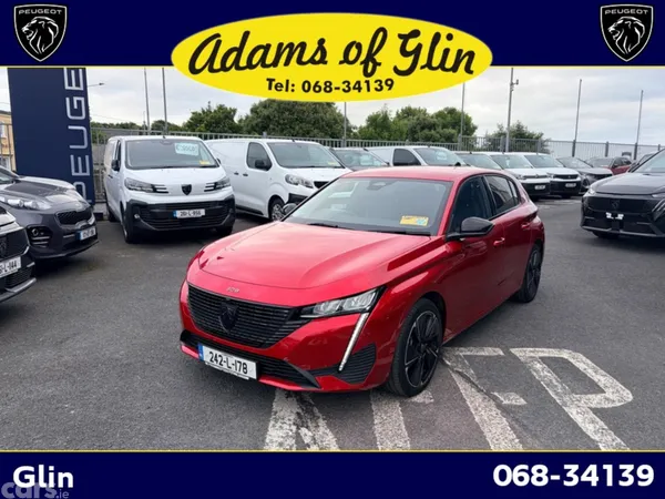 Peugeot 308 Hatchback, Electric, 2024, Red