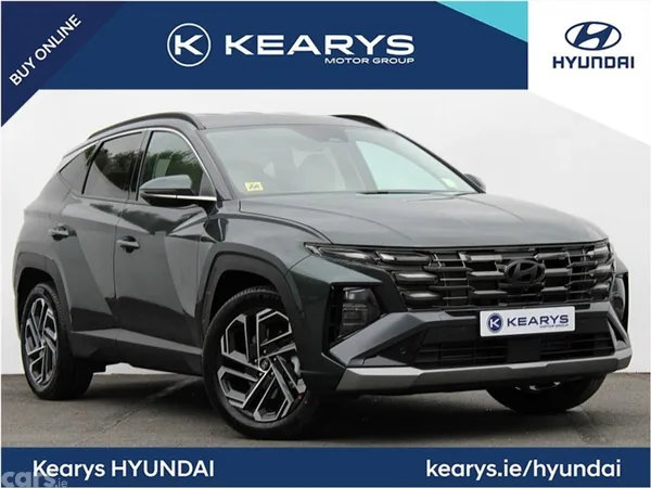 Hyundai Tucson SUV, Petrol Hybrid, 2024, Green