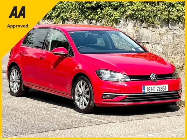 Volkswagen Golf Estate, Petrol, 2018, Red