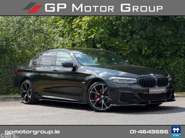 BMW 5-Series Saloon, Petrol Plug-in Hybrid, 2022, Black