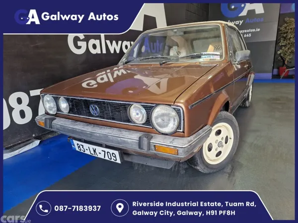 Volkswagen Golf Convertible, Petrol, 1983, Gold