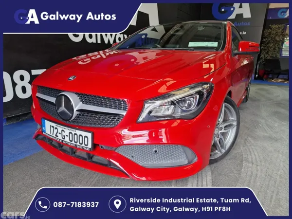 Mercedes-Benz CLA Saloon, Petrol, 2017, Red