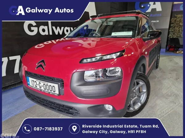 Citroen C4 Cactus Hatchback, Petrol, 2017, Red