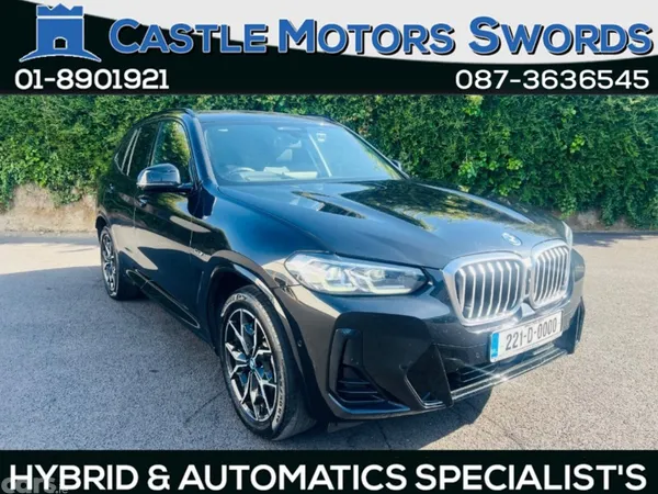 BMW X3 SUV, Petrol Plug-in Hybrid, 2022, Black