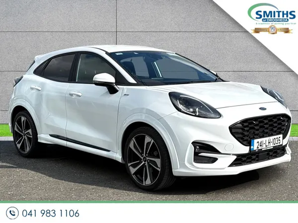 Ford Puma MPV, Petrol Hybrid, 2024, White