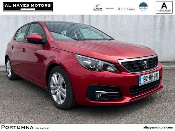 Peugeot 308 Hatchback, Diesel, 2019, Red