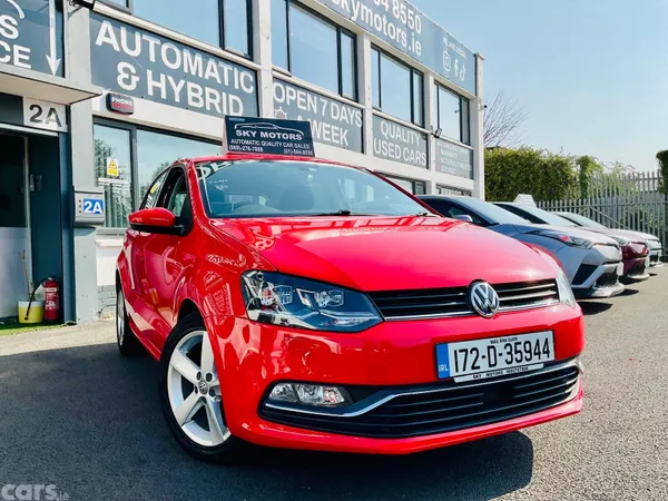 Volkswagen Polo Hatchback, Petrol, 2017, Red