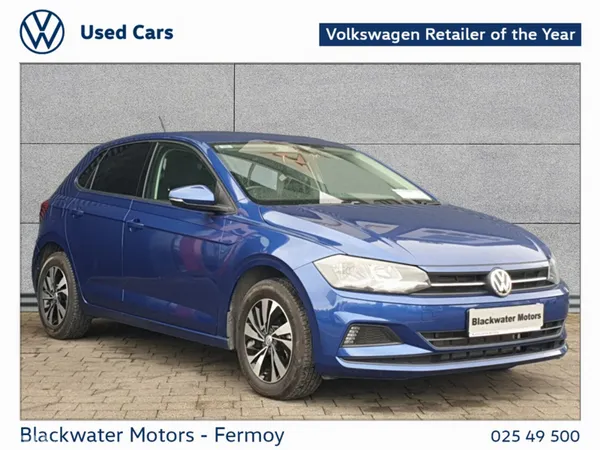 Volkswagen Polo Hatchback, Petrol, 2019, Blue