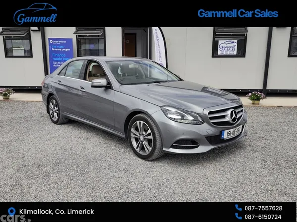 Mercedes-Benz E-Class Saloon, Diesel Hybrid, 2015, Silver