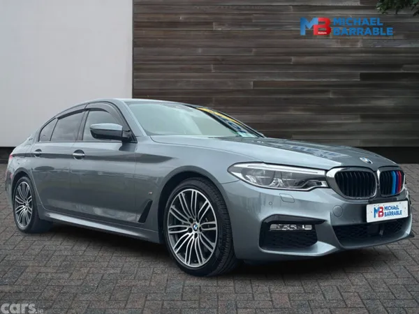 BMW 5-Series Saloon, Petrol Plug-in Hybrid, 2017, Grey