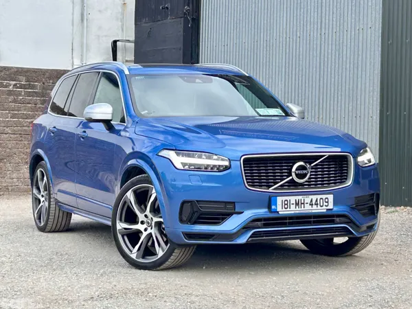 Volvo XC90 SUV, Petrol Plug-in Hybrid, 2018, Blue