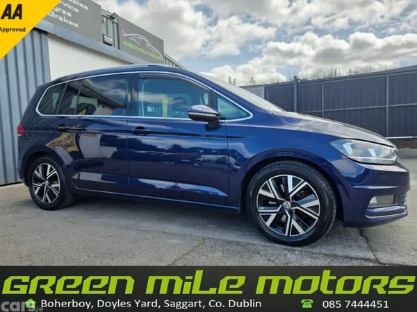 Volkswagen Touran MPV, Diesel, 2021, Blue