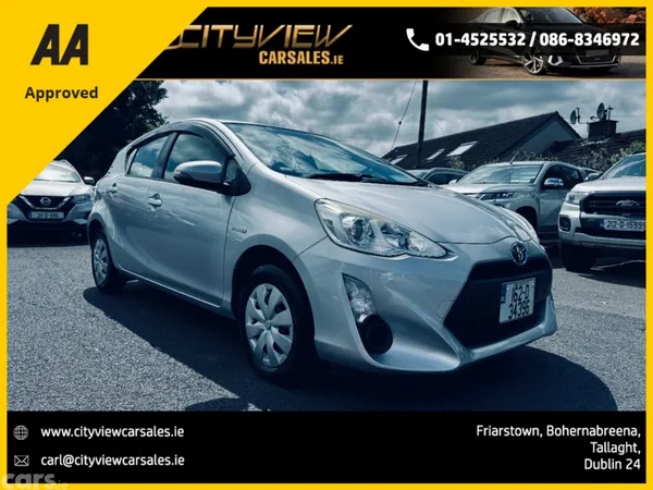 Toyota Aqua Hatchback, Petrol Hybrid, 2016, Silver