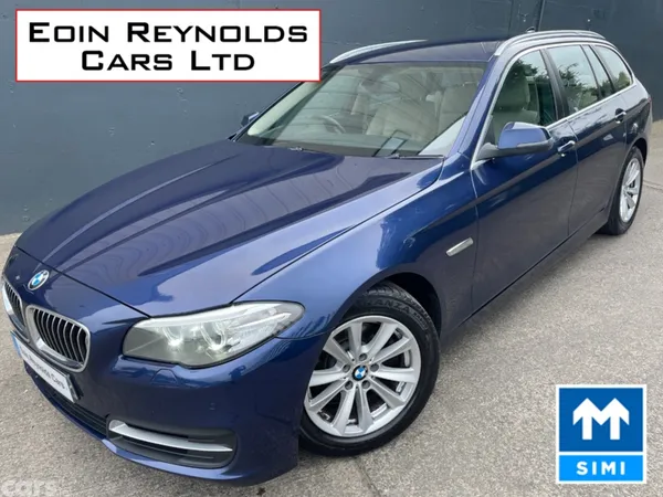 BMW 5-Series Estate, Diesel, 2016, Blue
