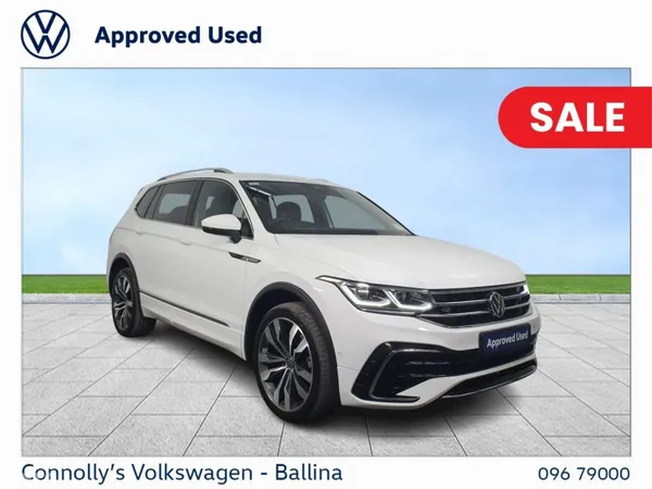 Volkswagen Tiguan Allspace SUV, Diesel, 2023, White