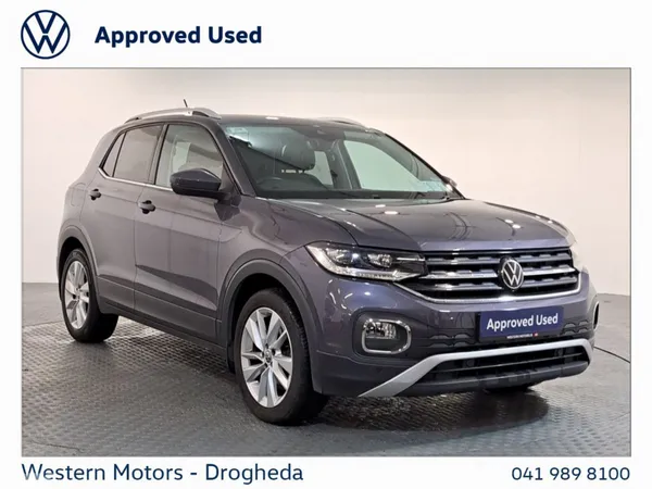 Volkswagen T-Cross SUV, Petrol, 2023, Grey