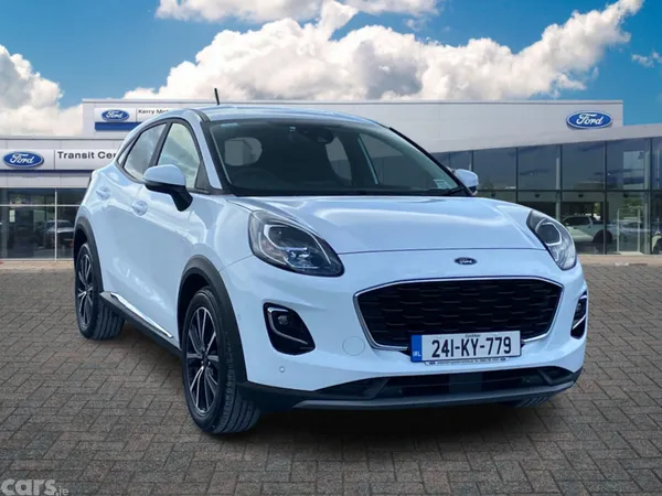 Ford Puma MPV, Petrol Hybrid, 2024, White