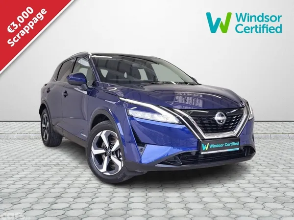 Nissan Qashqai SUV, Petrol Hybrid, 2025, Blue