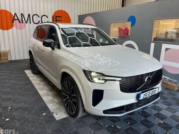 Volvo XC90 SUV, Petrol Plug-in Hybrid, 2025, White