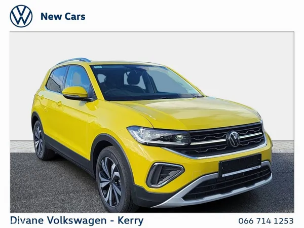 Volkswagen T-Cross SUV, Petrol, 2025, Yellow