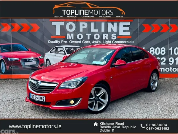Opel Insignia Hatchback, Diesel, 2016, Red