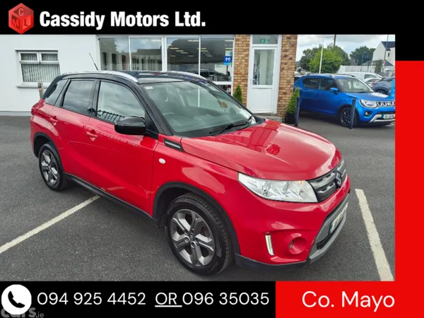 Suzuki Vitara SUV, Petrol, 2015, Red