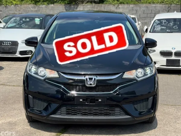 Honda Fit Hatchback, Petrol Hybrid, 2015, Black