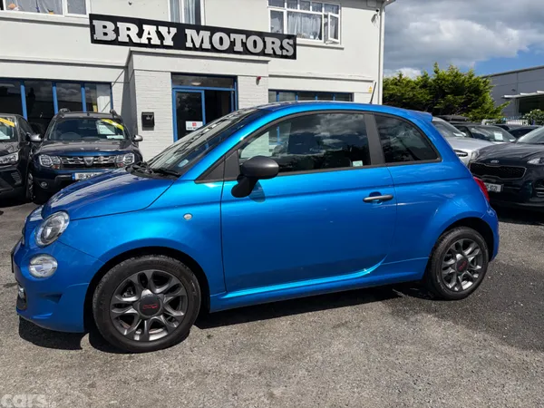 Fiat 500 Hatchback, Petrol, 2019, Blue