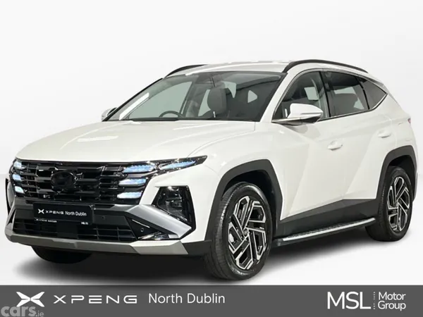Hyundai Tucson SUV, Petrol Hybrid, 2024, White