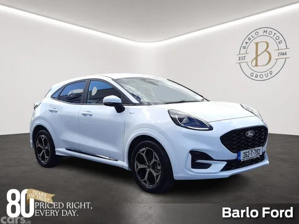 Ford Puma Hatchback, Petrol Hybrid, 2026, White