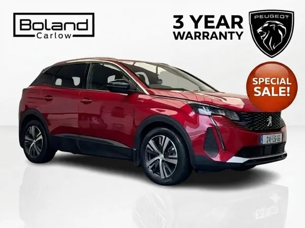 Peugeot 3008 MPV, Petrol Plug-in Hybrid, 2024, Red