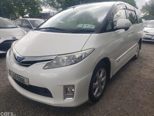 Toyota Estima MPV, Petrol Hybrid, 2011, White