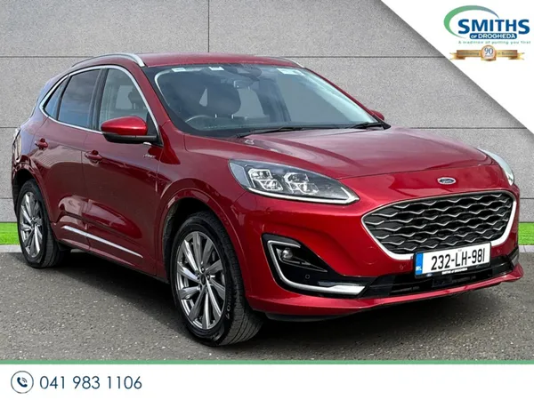 Ford Kuga MPV, Petrol Plug-in Hybrid, 2023, Red