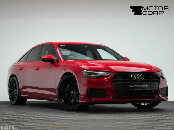 Audi A6 Saloon, Petrol Plug-in Hybrid, 2023, Red