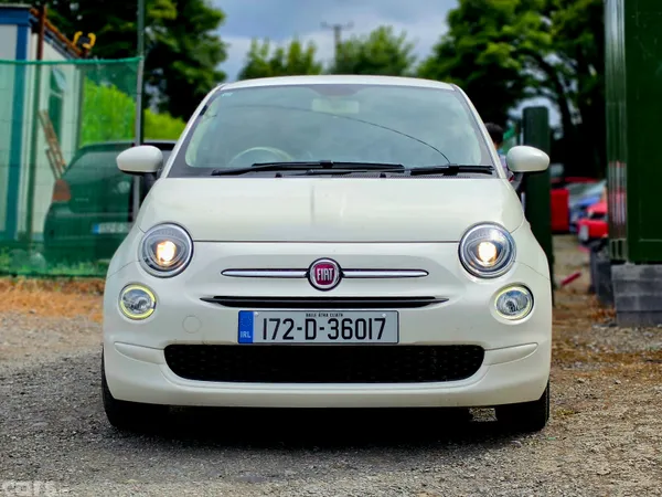 Fiat 500 Hatchback, Petrol, 2017, White