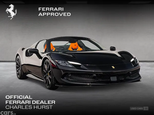 Ferrari 296 Coupe, Petrol Hybrid, 2025, Black