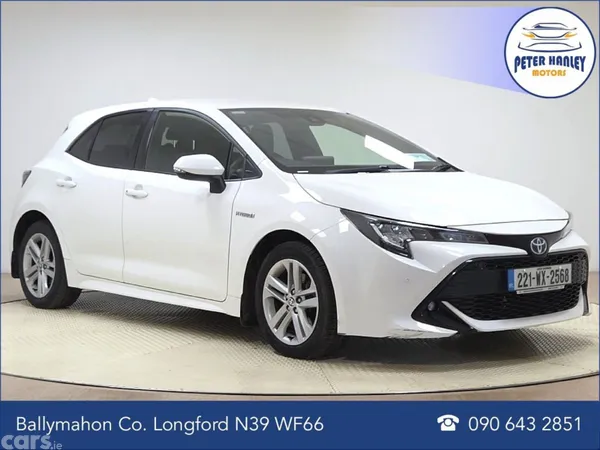 Toyota Corolla Hatchback, Petrol Hybrid, 2022, White
