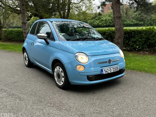 Fiat 500 Hatchback, Petrol, 2014, Blue