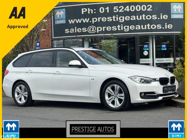 BMW 3-Series Estate, Diesel, 2013, White