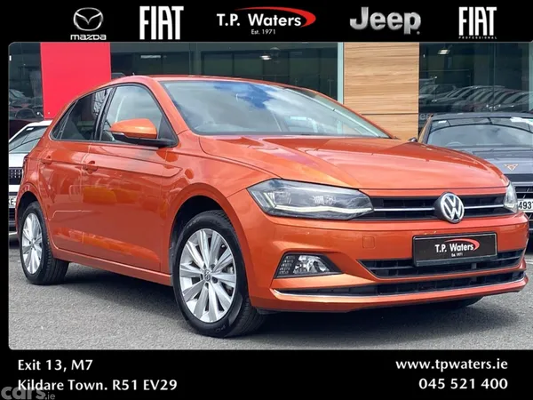 Volkswagen Polo Hatchback, Petrol, 2018, Orange