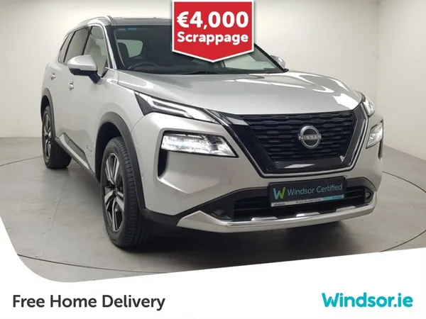 Nissan X-Trail SUV, Petrol Hybrid, 2023, Grey