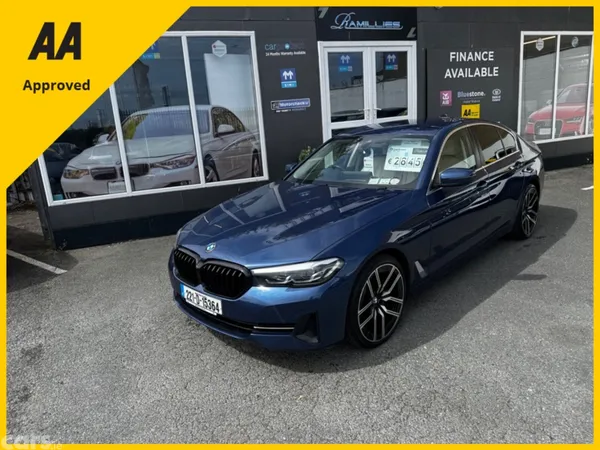 BMW 5-Series Saloon, Diesel, 2022, Blue