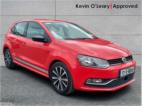 Volkswagen Polo Hatchback, Petrol, 2017, Red