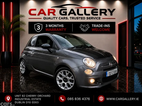 Fiat 500C Convertible, Diesel, 2013, Grey