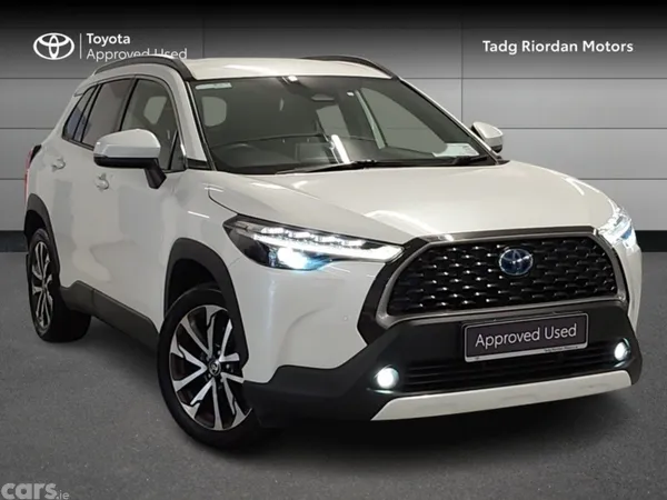 Toyota Corolla Cross SUV, Petrol Hybrid, 2023, White