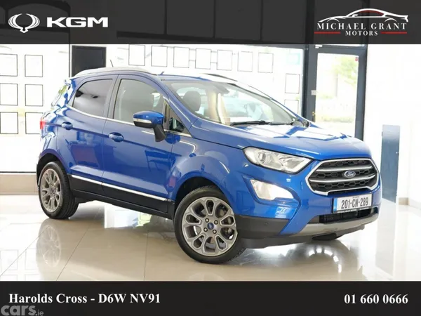 Ford EcoSport SUV, Petrol, 2020, Blue